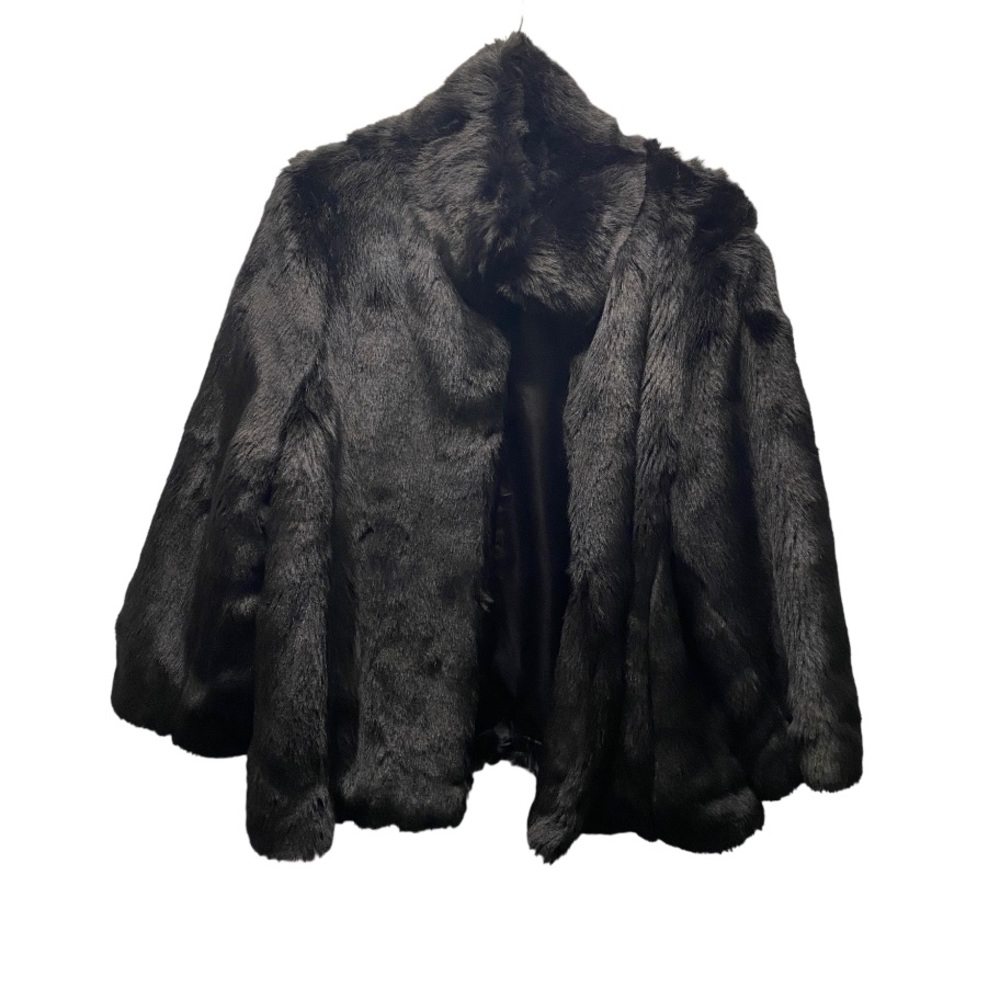 Michael Kors faux fur black jacket size L